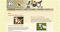 Desktop Screenshot of mobilevetdoctor.com