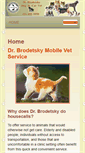 Mobile Screenshot of mobilevetdoctor.com